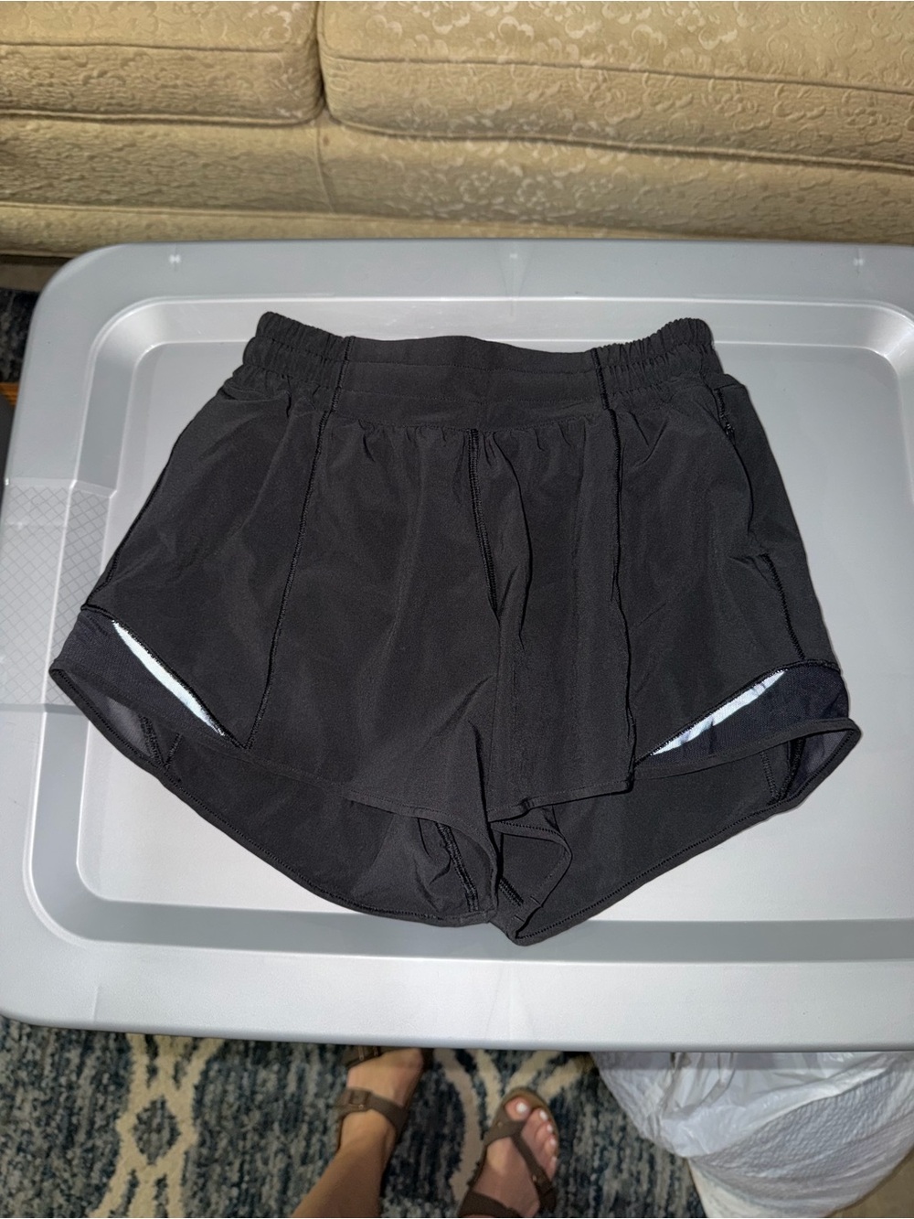 lululemon athletica Black Athletic Shorts